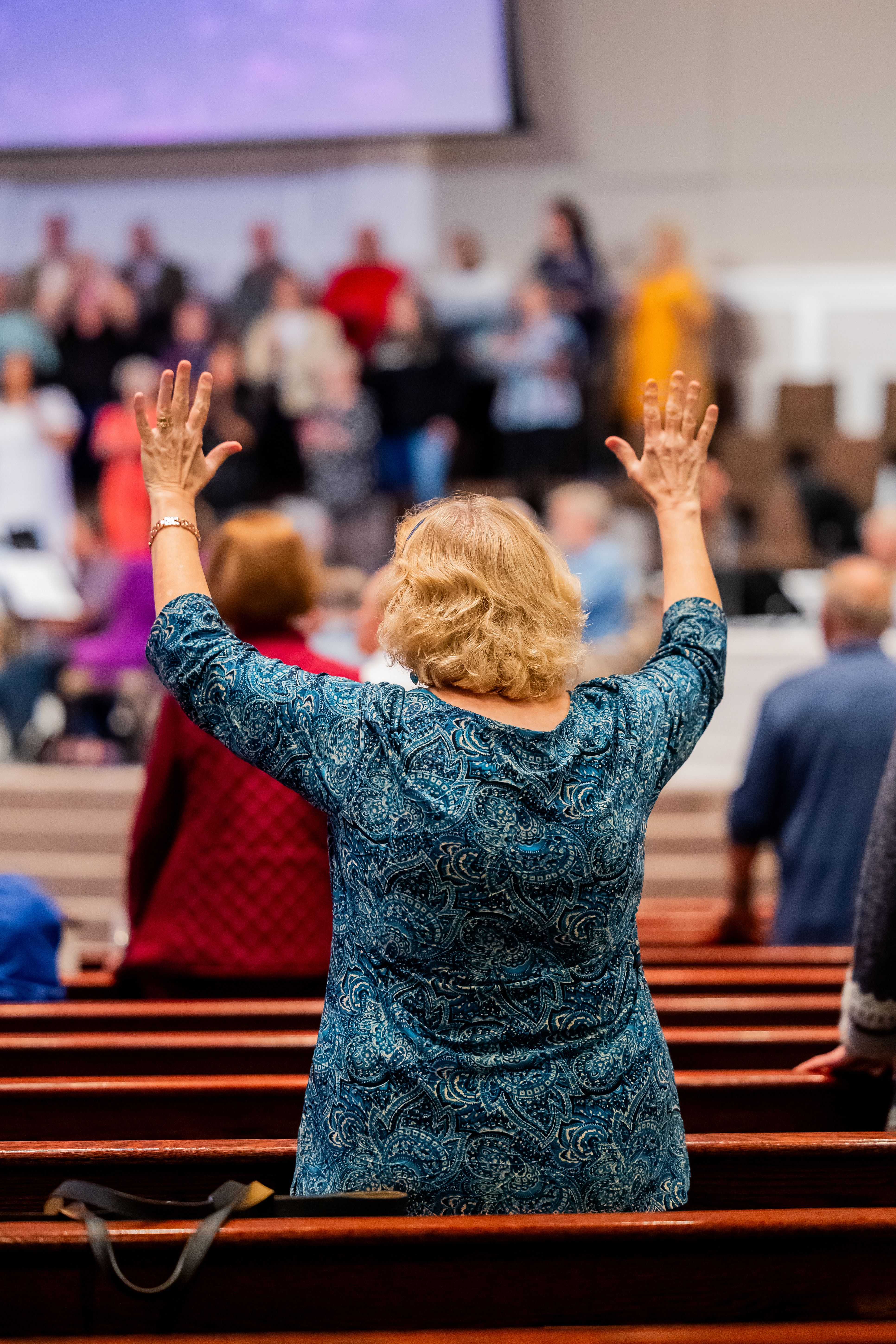 Sunday worship at New Life Assembly of God